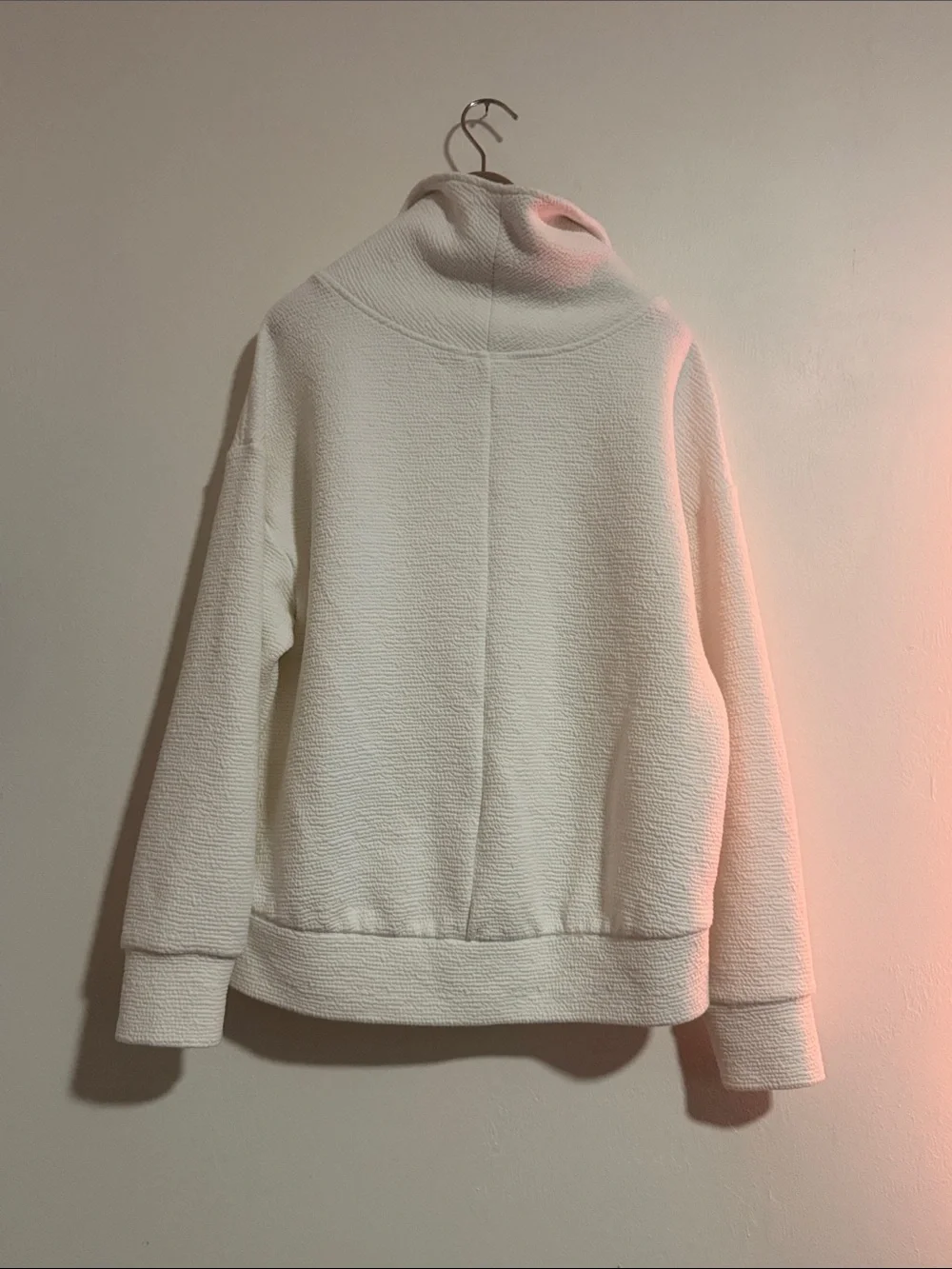 CALIA by Carrie Underwood Cream Half-Zip Sweater - Picture 6 of 6